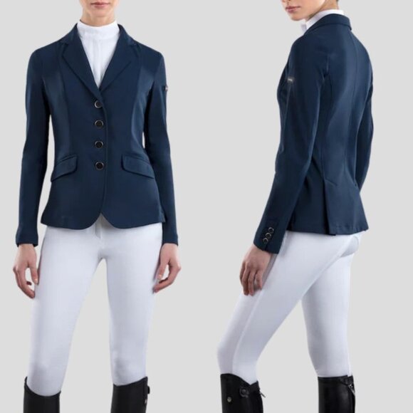 Iago Dhalia Technical Competition Show Coat Navy Blue - Picture 1 of 12